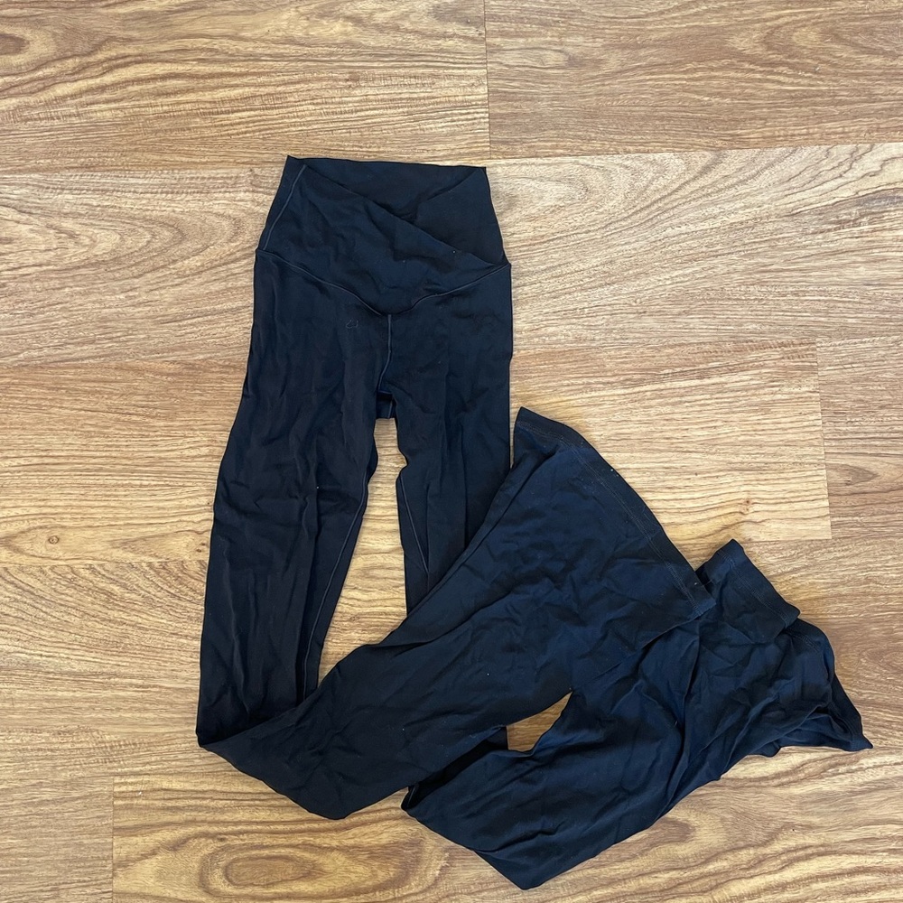 Aerie Black Flare Leggings